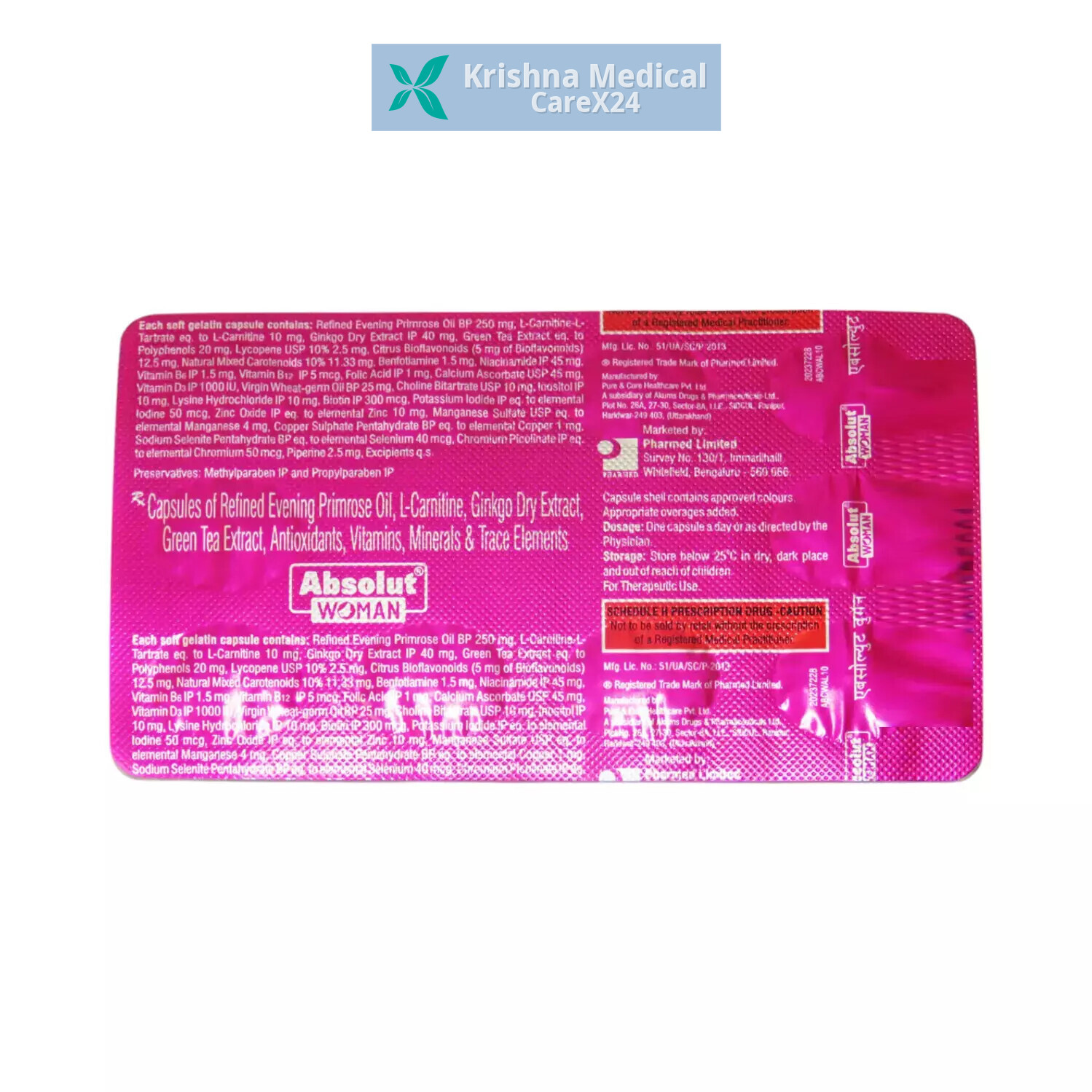 Absolut Woman Softgel Capsule