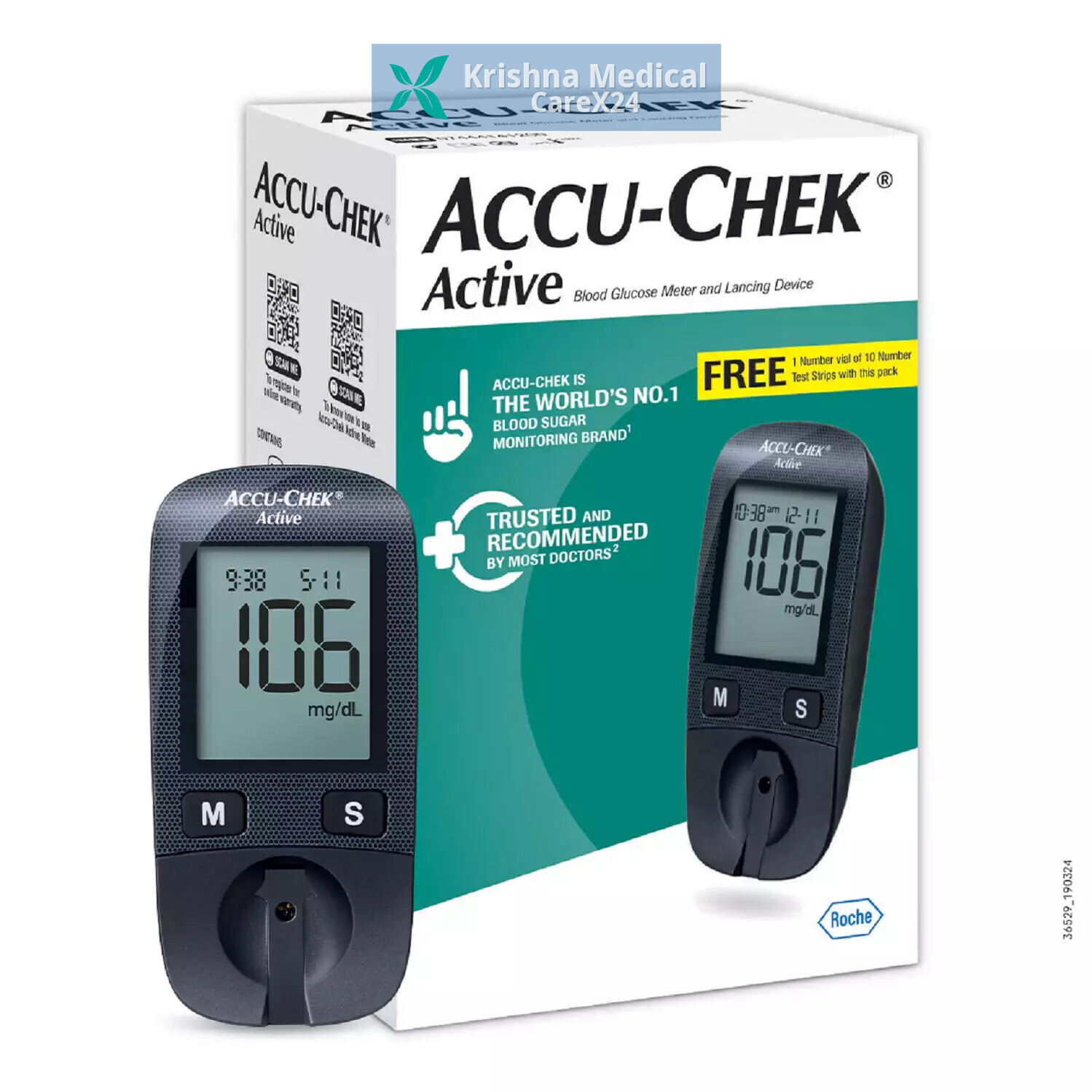 Accu-Chek Active Lancing Device (Free 10 Strip)