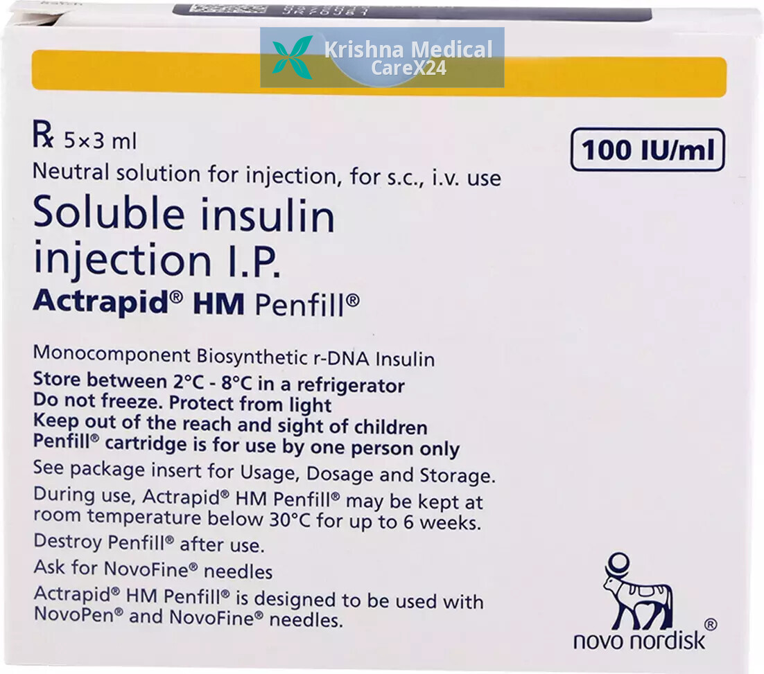 Actrapid HM Penfill 100iu/ml Injection