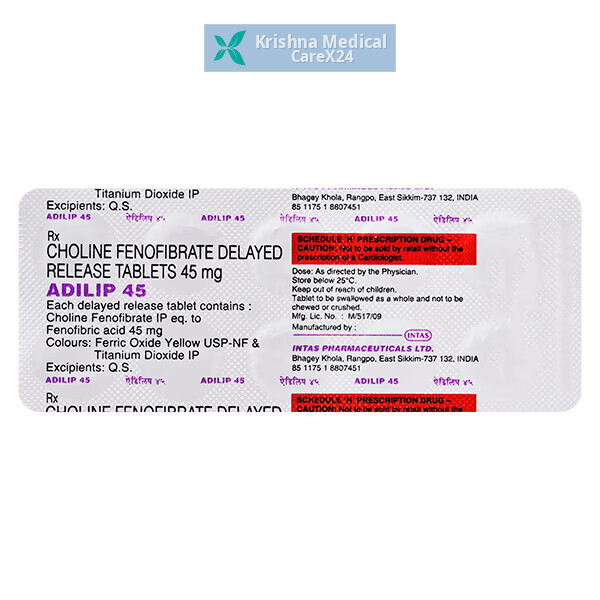 Adilip 45 Tablet