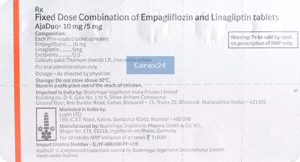 Ajaduo 10/5 Tablet