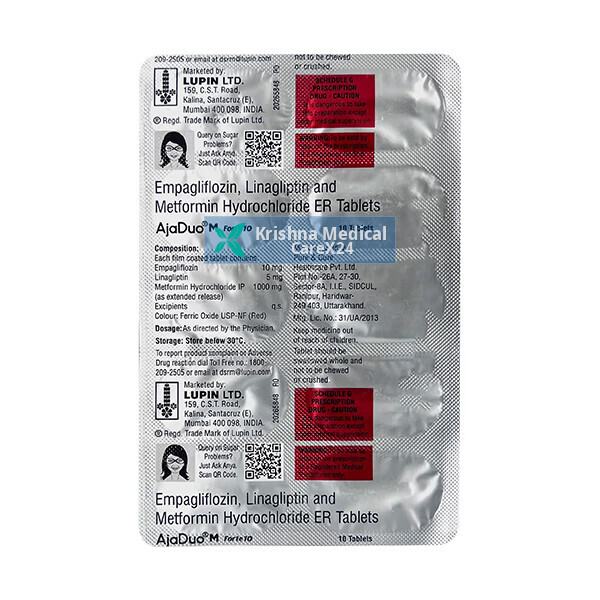 Ajaduo M Forte 10 Tablet