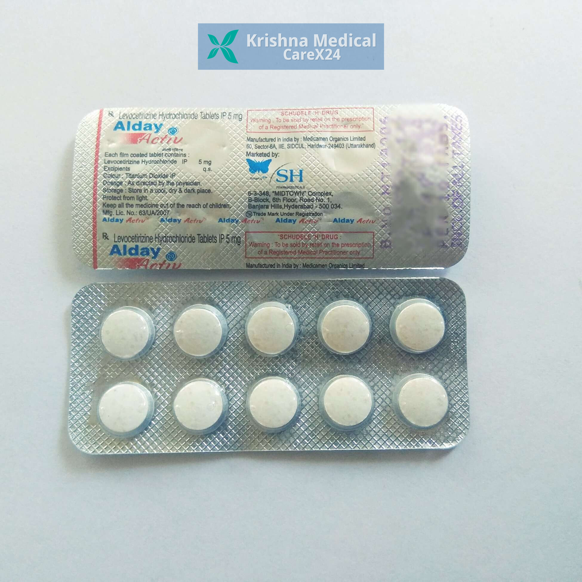 Alday Active 5 mg Tablet