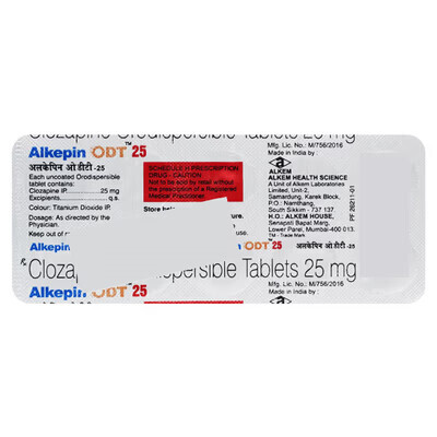 Alkepin ODT 25 Tablet