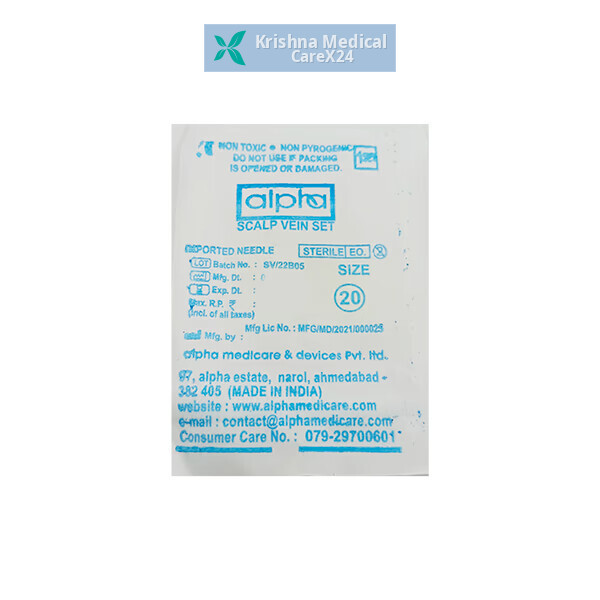 Alpha Scalp Vein Set 20