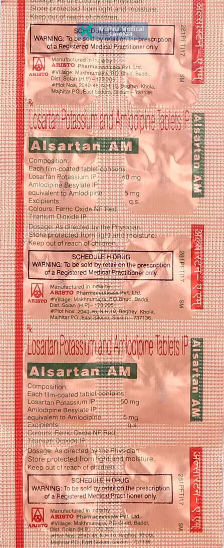Alsartan AM Tablet