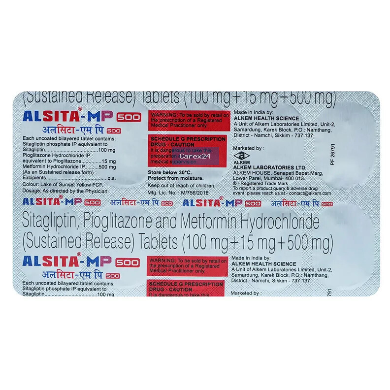 Alsita MP 500 Tablet
