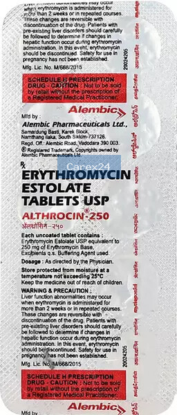 Althrocin 250 Tablet