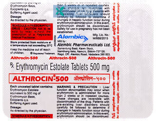 Althrocin 500 Tablet