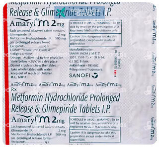 Amaryl M2 Tablet