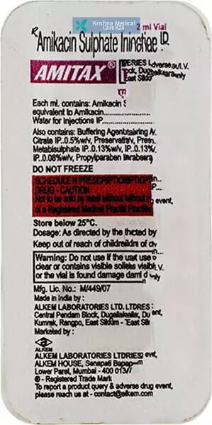 Amitax 500 Injection