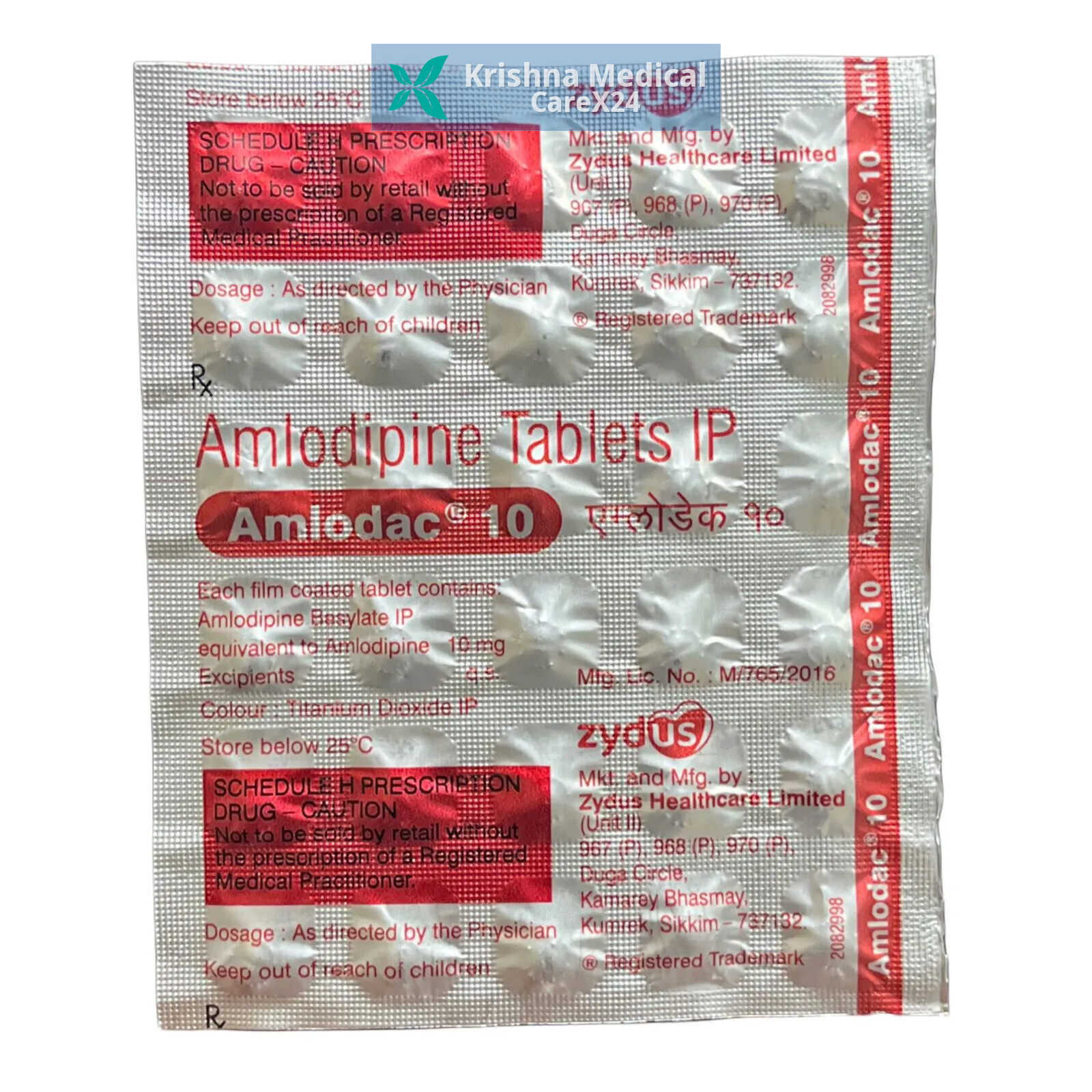 Amlodac 10 Tablet