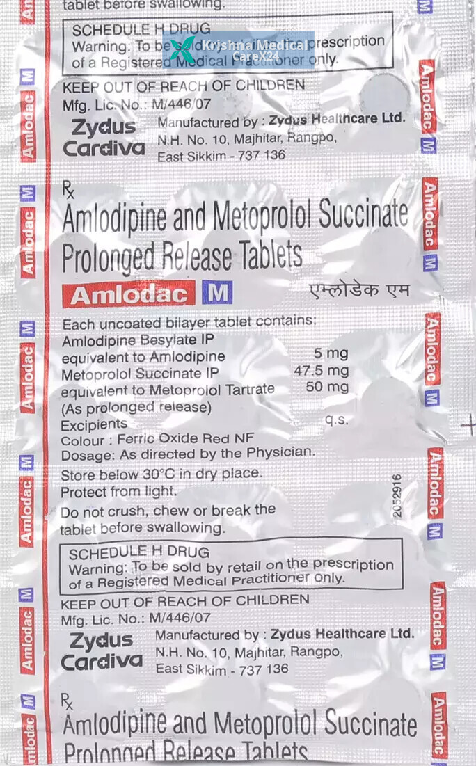 Amlodac M 50 Tablet