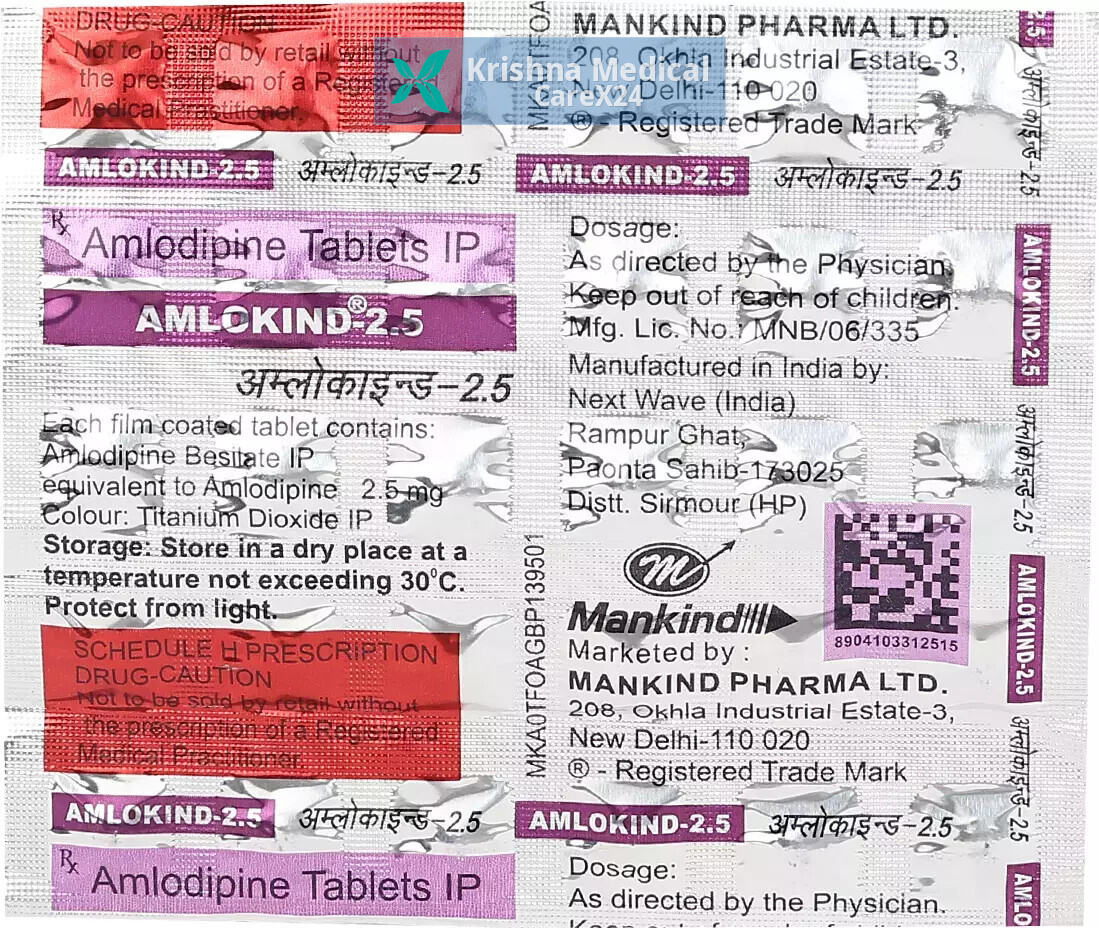 Amlokind 2.5 Tablet