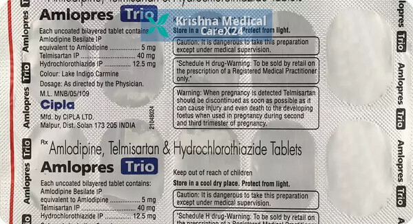 Amlopres Trio 40 Tablet
