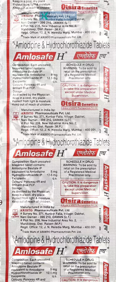 Amlosafe H Tablet