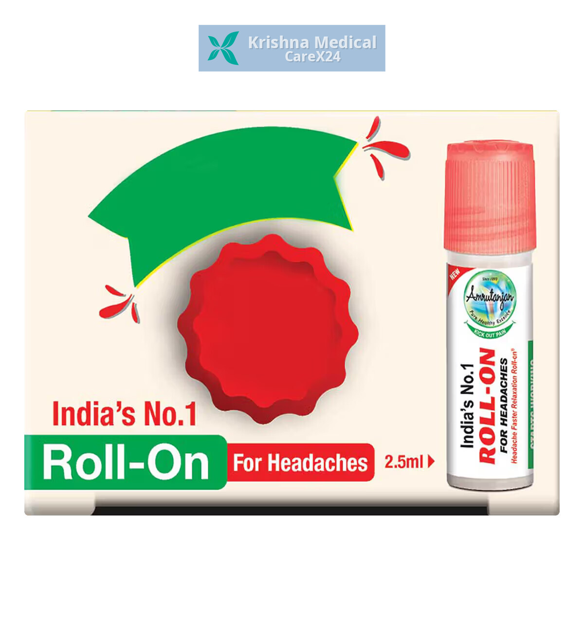 Amrutanjan Kick Out Pain Roll On