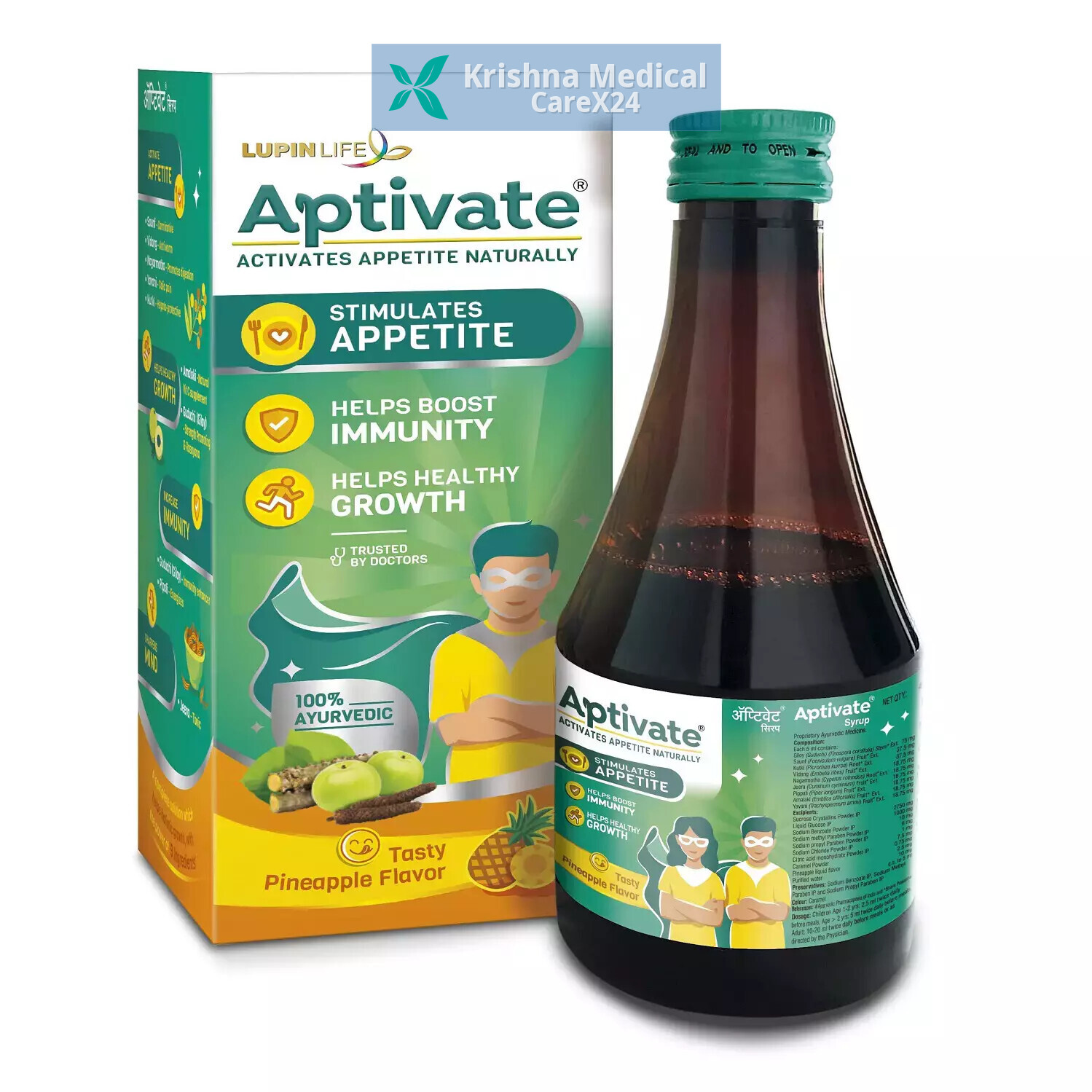 Aptivate Pineapple Syrup