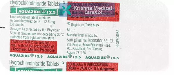 Aquazide 12.5 Tablet