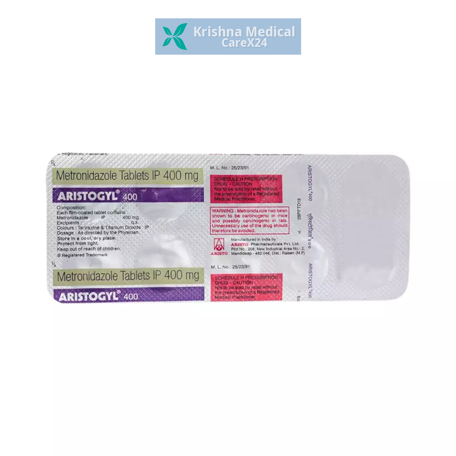 Aristogyl 400 Tablet