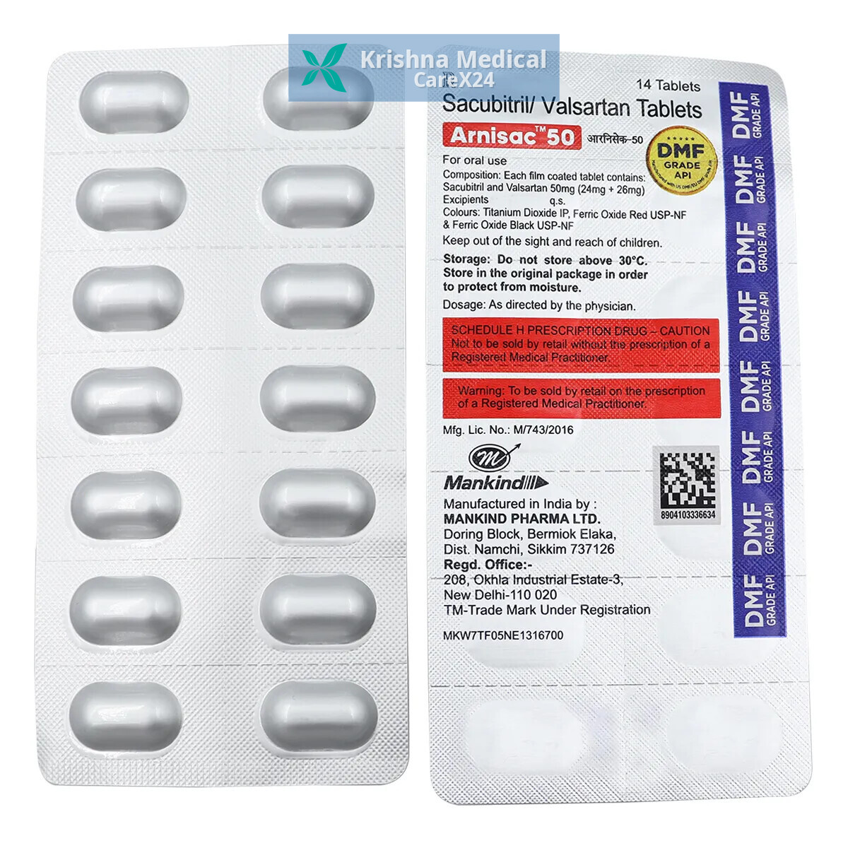 Arnisac 50 Tablet