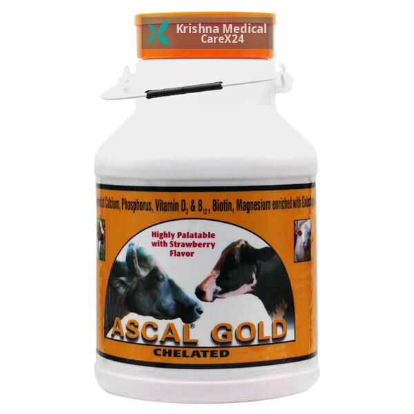 Ascal Gold Chelated Strawberry Liquid