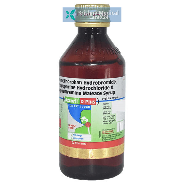 Ascoril D Plus Sugar Free Syrup