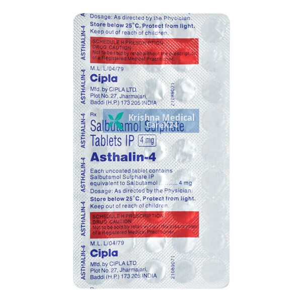 Asthalin 4 Tablet