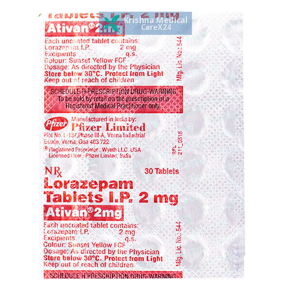 Ativan 2 Tablet