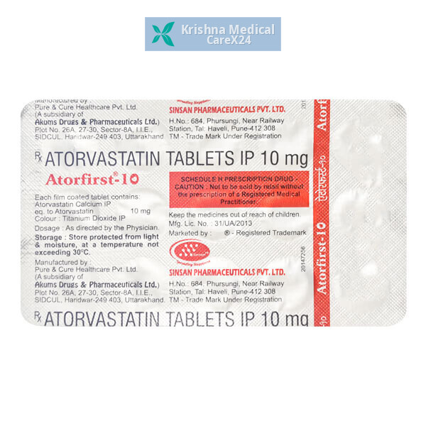 Atorfirst 10 Tablet
