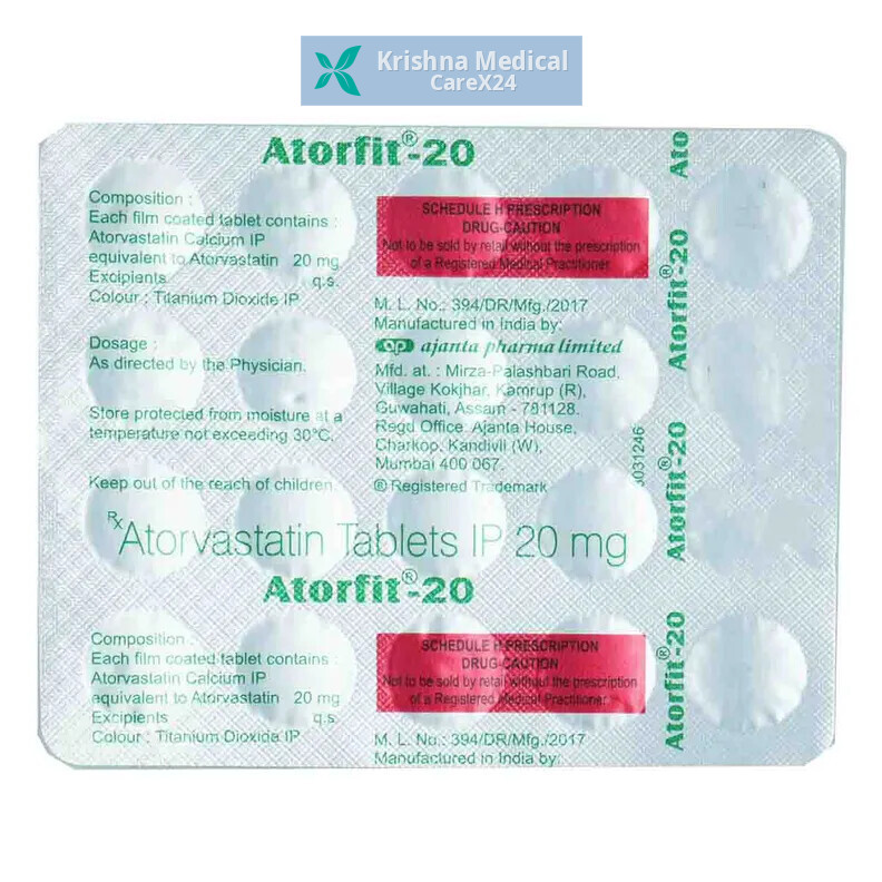 Atorfit 20 Tablet