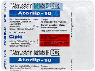 Atorlip 10 Tablet