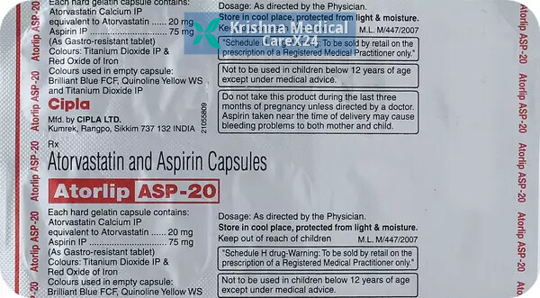 Atorlip ASP 20 Capsule