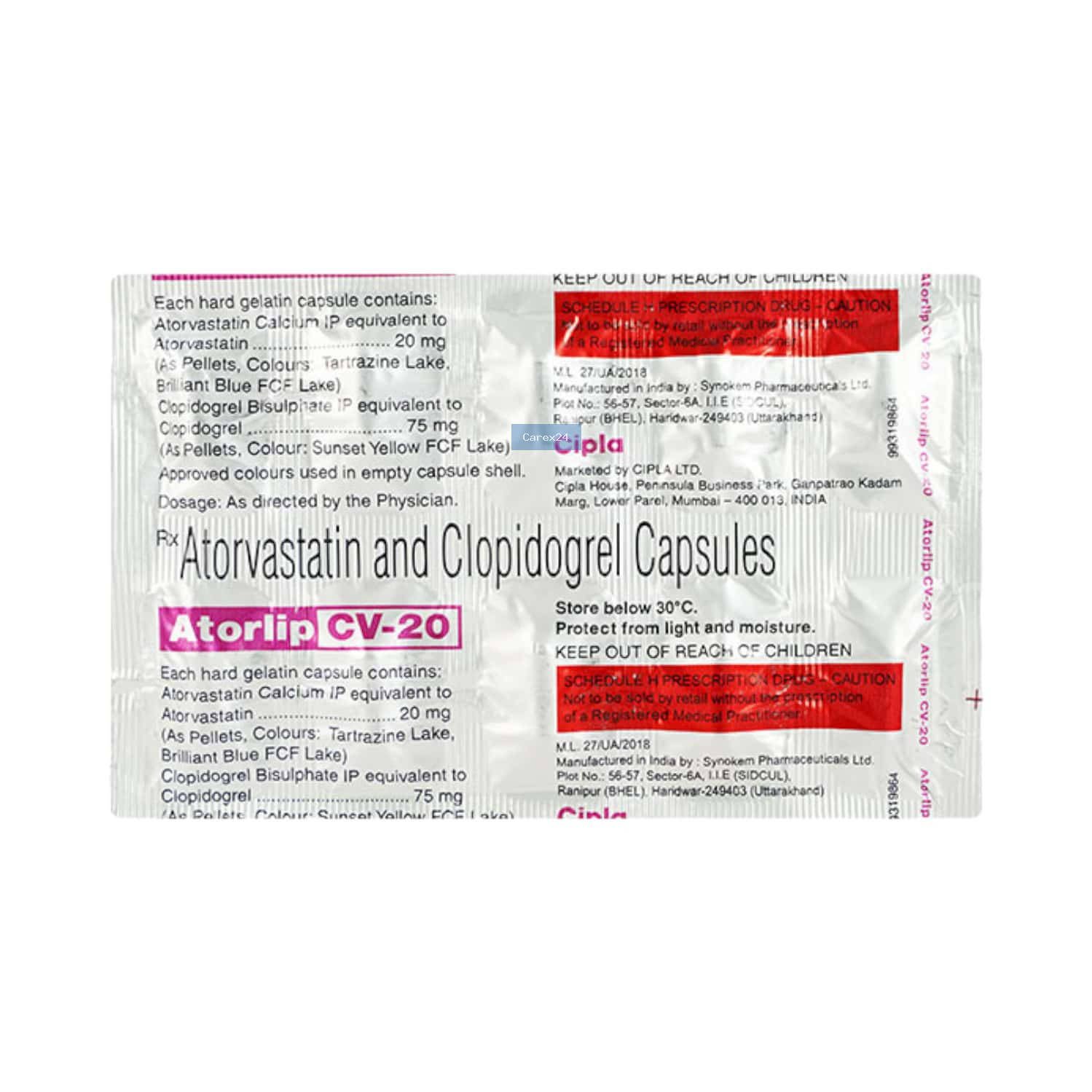 Atorlip CV 20 Capsule