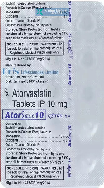 Atorsave 10 Tablet