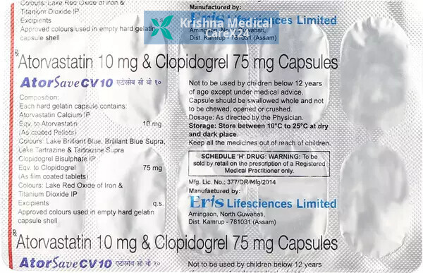 Atorsave CV 10 Capsule