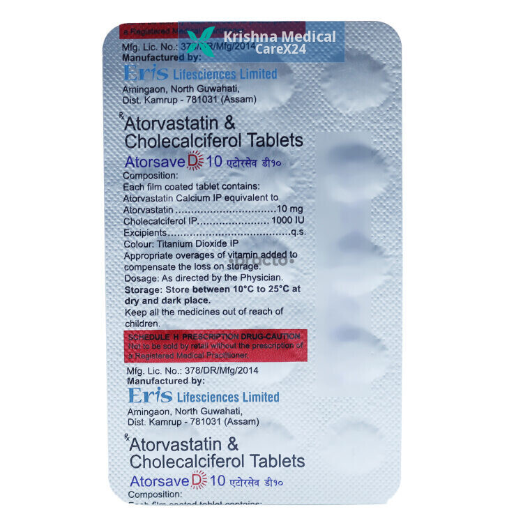 Atorsave D 10 Tablet