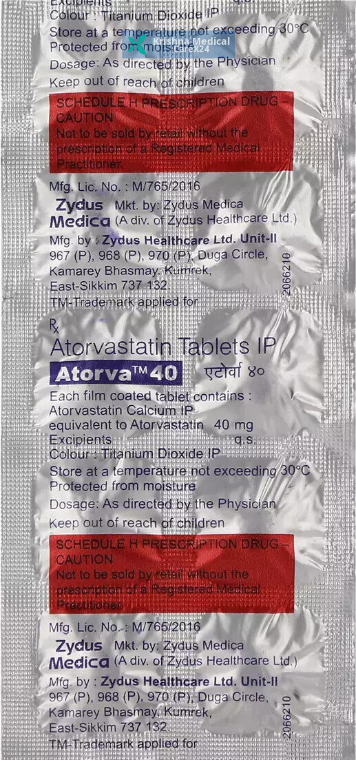 Atorva 40 Tablet