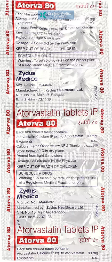 Atorva 80 Tablet
