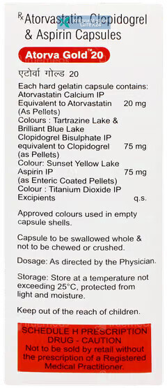 Atorva Gold 20 Capsule