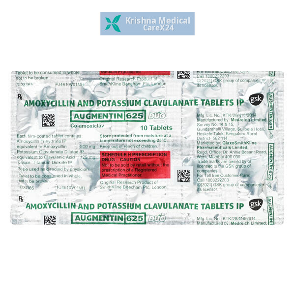 Augmentin 625 Duo Tablet