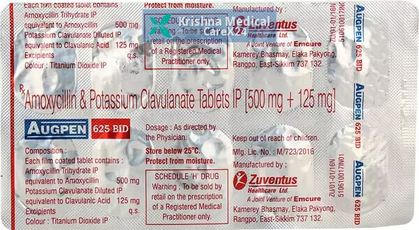 Augpen 625 BID Tablet