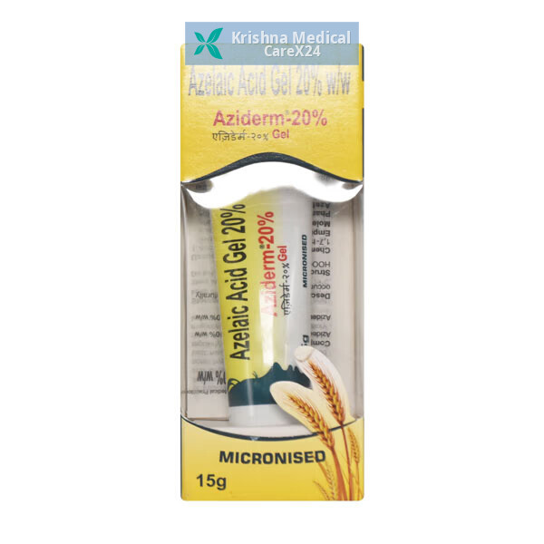 Aziderm 20 % Gel 15 Gm