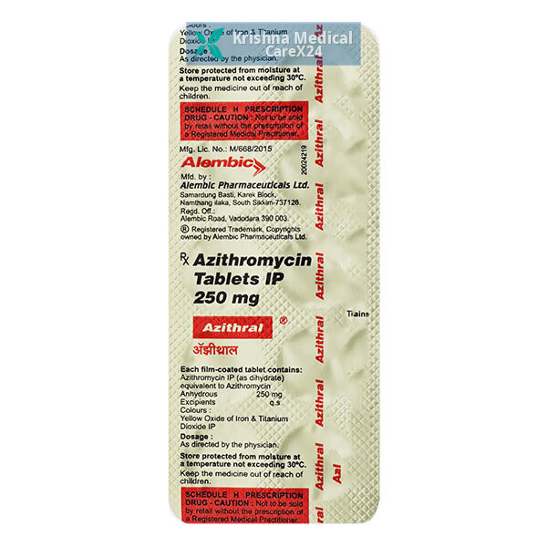 Azithral 250 Tablet