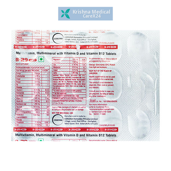 B 29 Daily Tablet