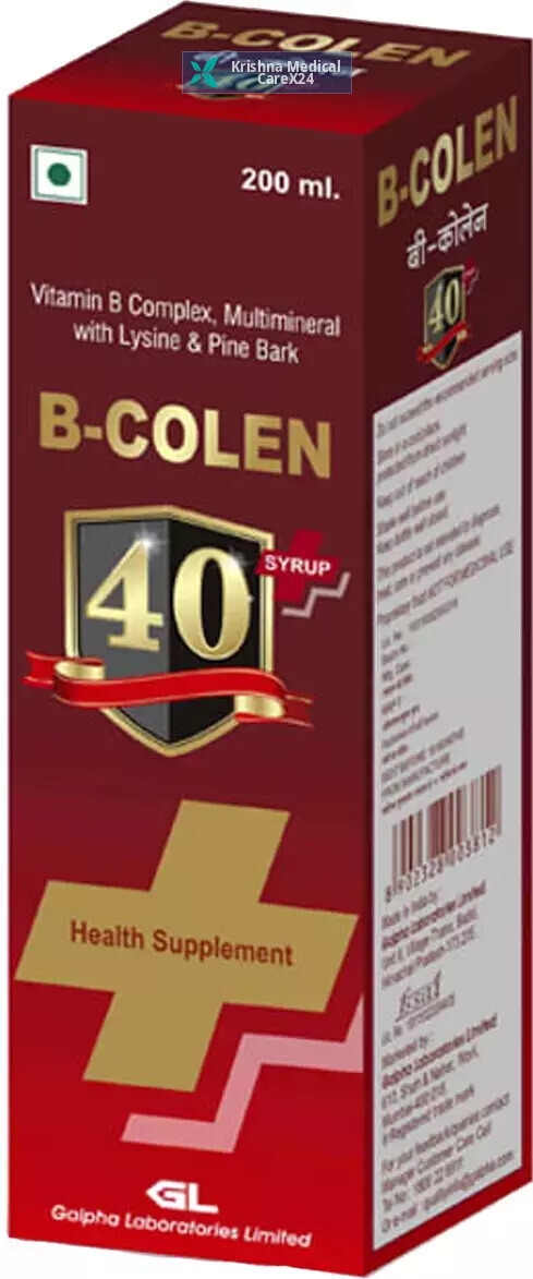 B-Colen 40+ Syrup Mixed Fruit