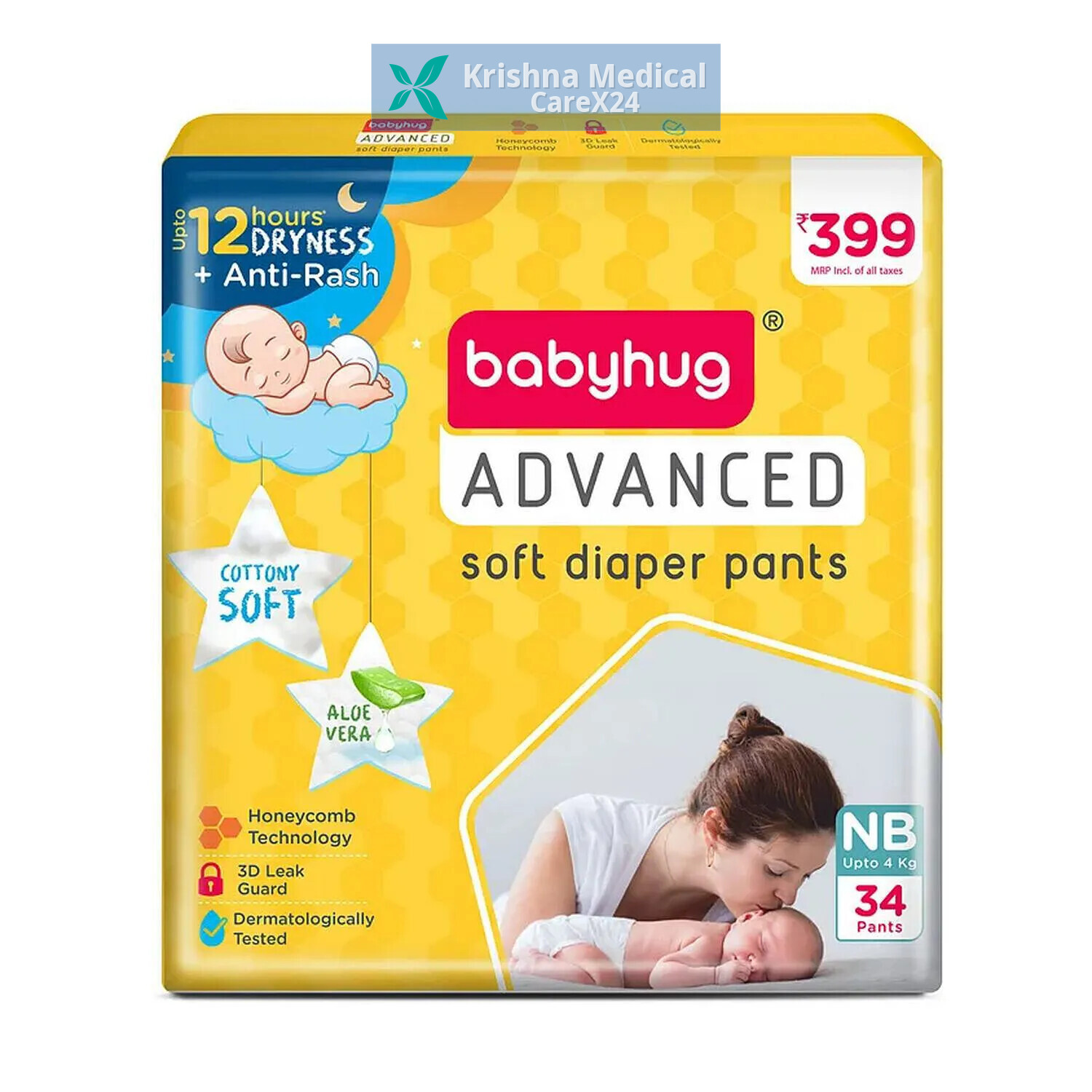 Babyhug Advanced Soft Diaper Pants NB