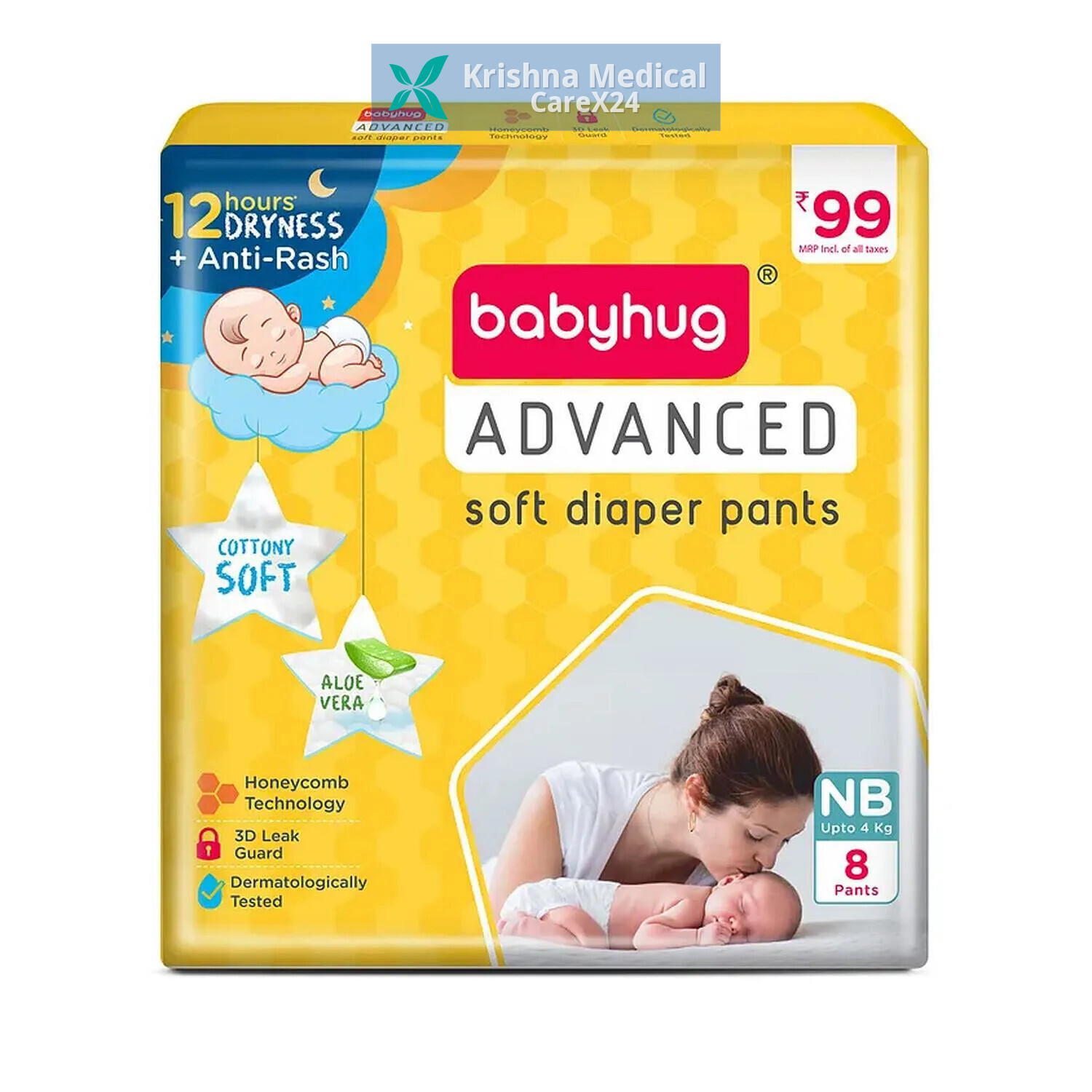 Babyhug Advanced Soft Diaper Pants NB