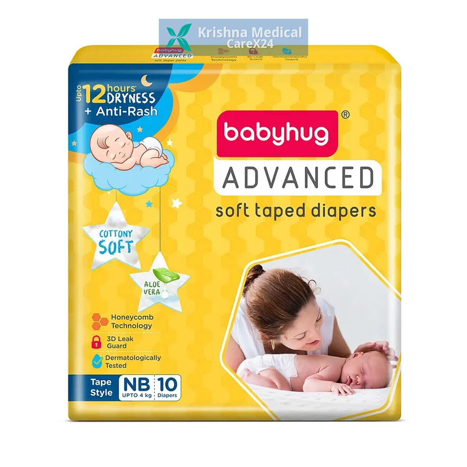 Babyhug Advanced Soft Taped Diapers NB
