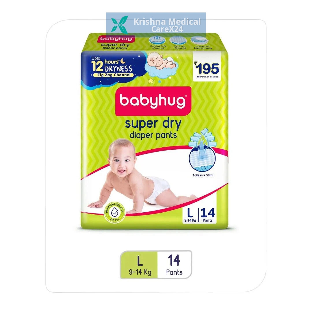 Babyhug Super Dry Diaper Pants L